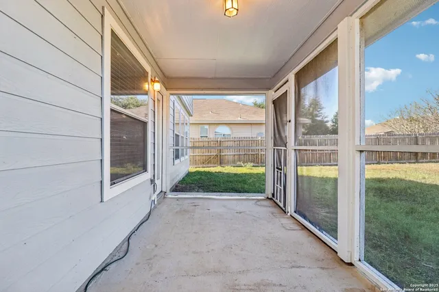 a view of outdoor space and balcony