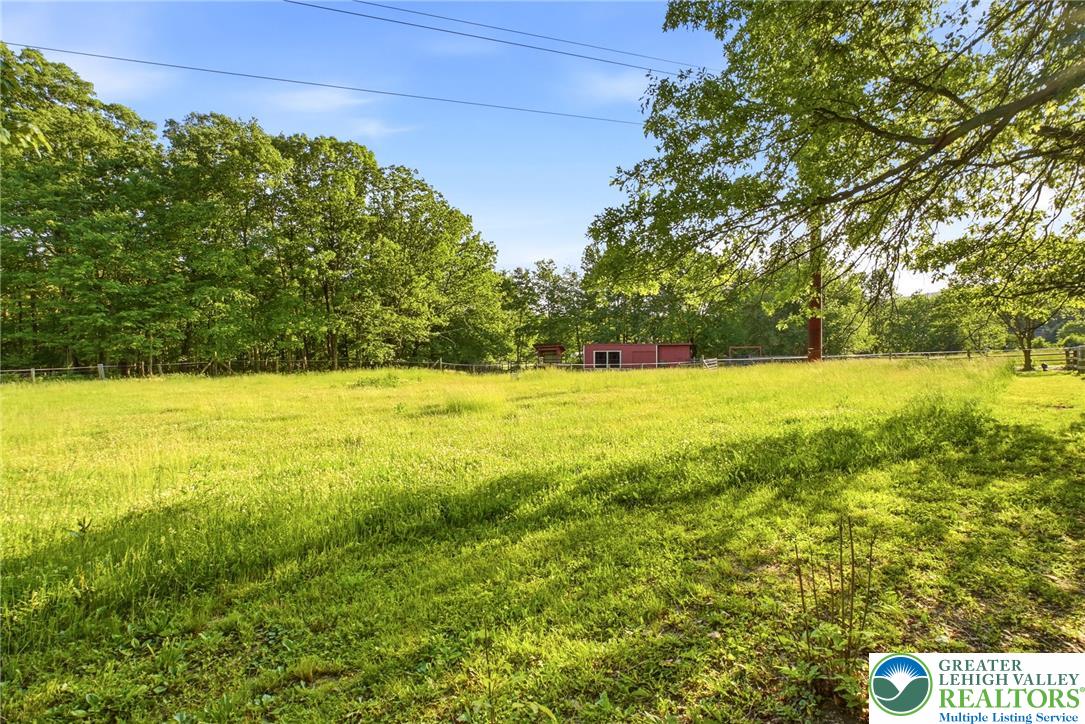9033 Loop Road Slatington, PA 18080 - Photo 50 of 53 Green pastures, mature trees, and a distant red barn evoke idyllic country living.