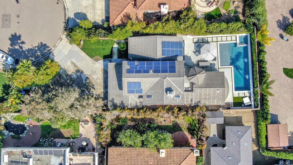 201 Sierra Ridge Drive Encinitas, CA 92024 - Photo 39 of 45 an aerial view of a house with a yard