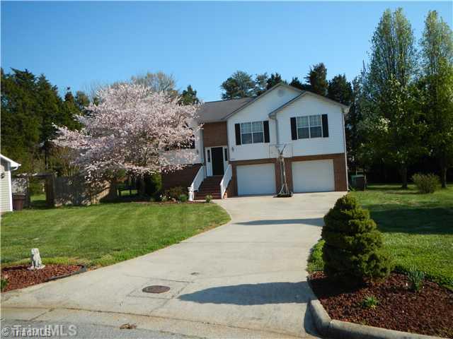 4103 Chilton Way High Point, NC 27265 - Photo 2 of 14 Exterior Front. Another view of the front, located on a quiet cul de sac. Location, Location, Location