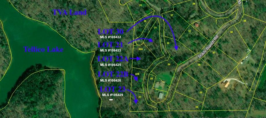 Lot 30 Old Citico Road Vonore, TN 37885 - Photo 1 of 4 Lots map