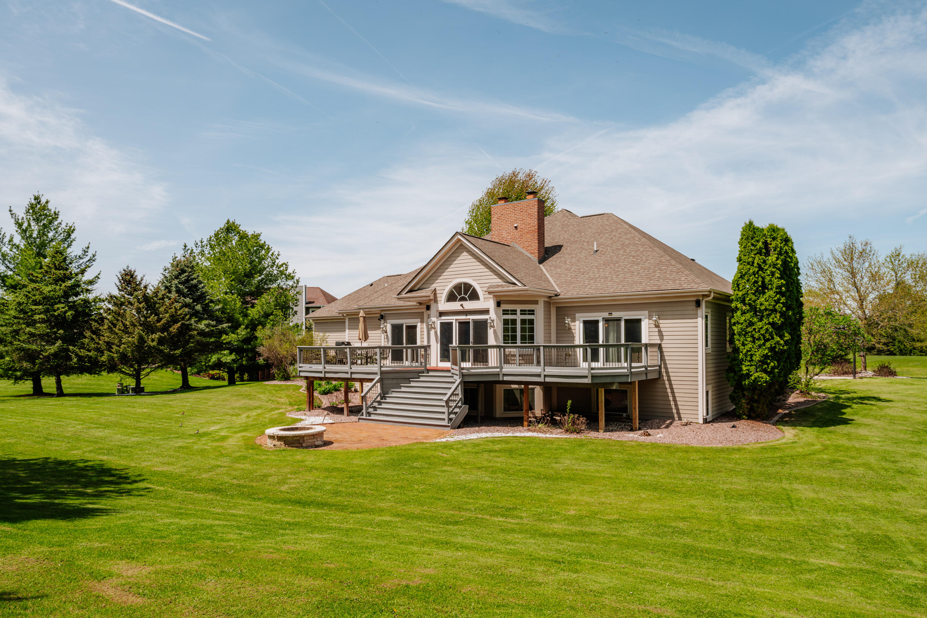 W251S5204 Poppy Fields Road Waukesha, WI 53189 - Photo 62 of 70 BACK YARD VIEW
