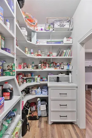 a view of storage and utility room