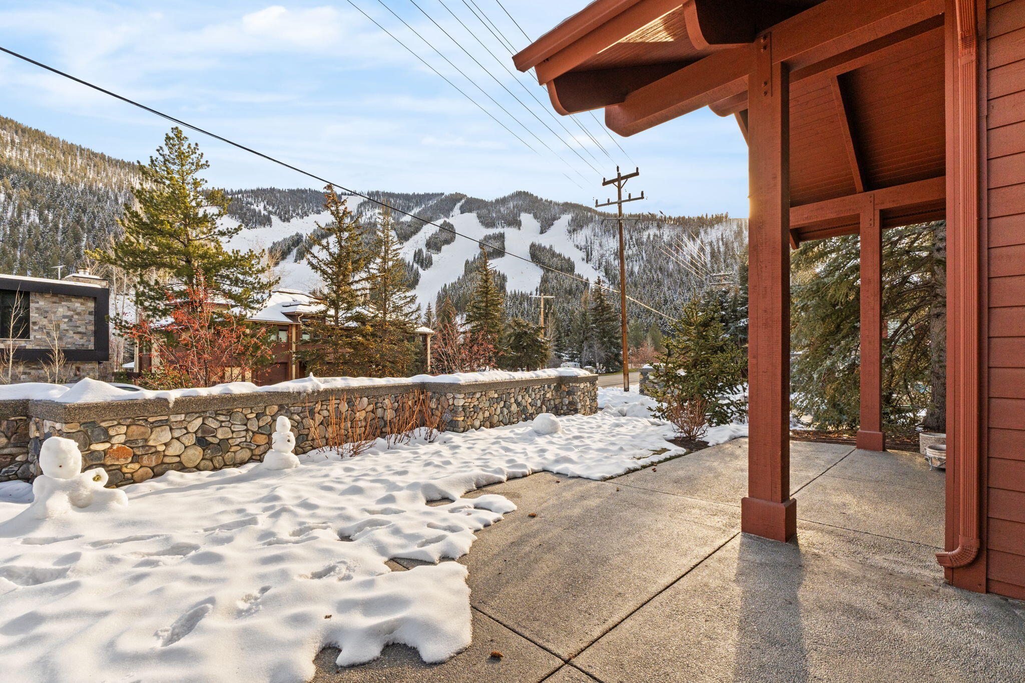3120 Warm Springs Road, Unit B Ketchum, ID 83340 - Photo 31 of 36 Baldy views from the patio