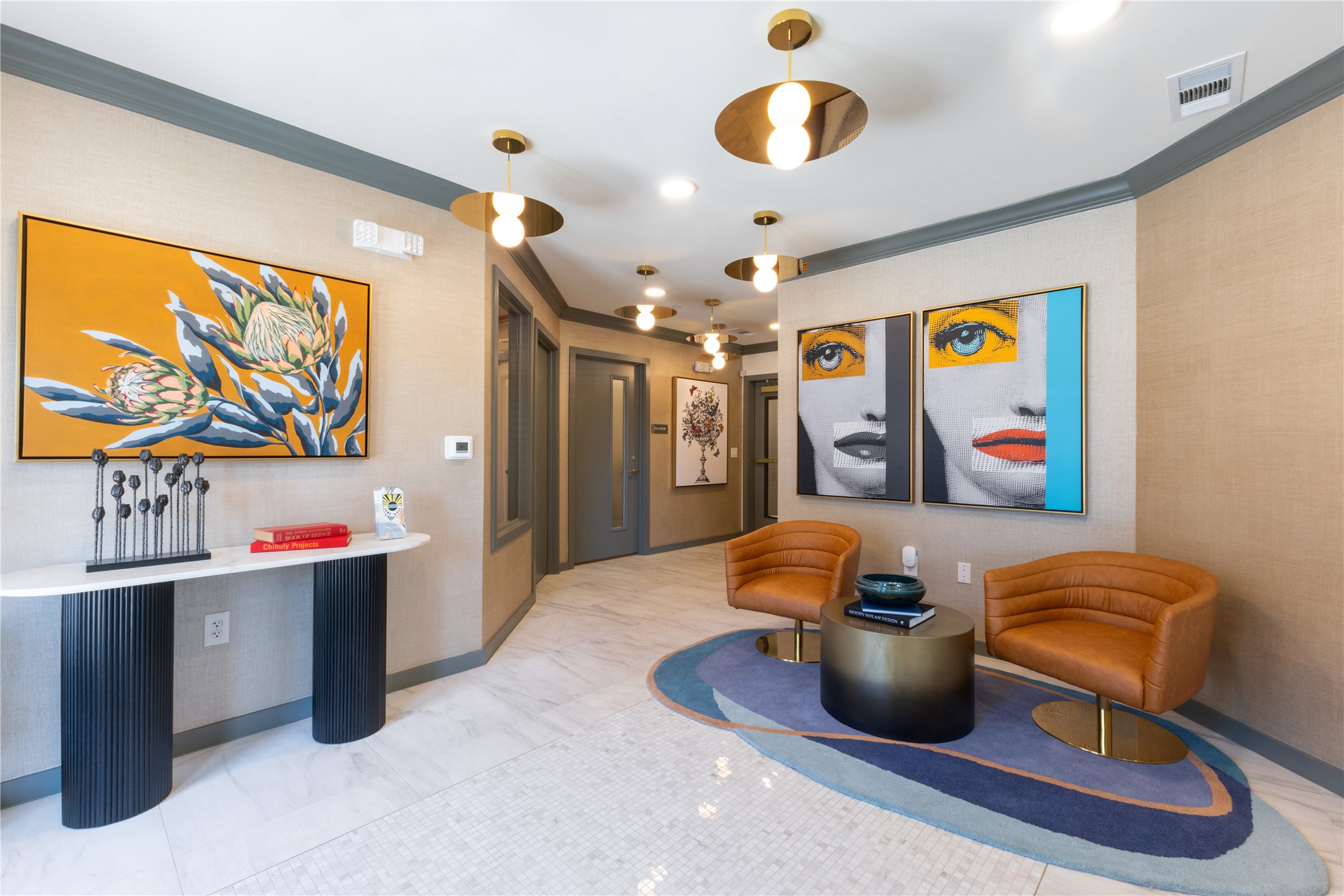 1200 West Koenig Lane Austin, TX 78756 - Photo 6 of 22 a living room with furniture and a flat screen tv