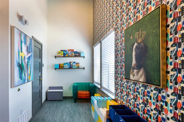 a very nice looking room with a large window