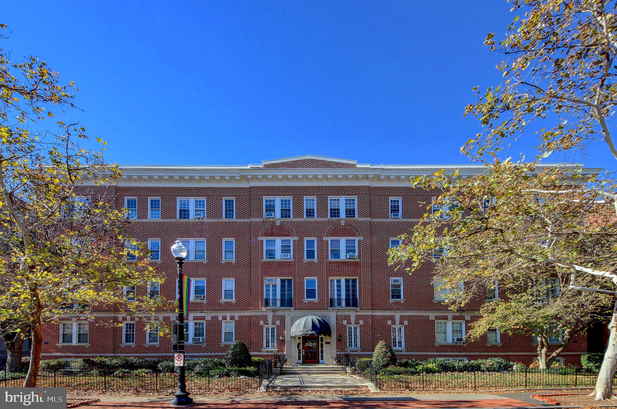 1526 17th Street Northwest, Unit 207 Washington, DC 20036 - Photo 1 of 49 a front view of a building with street view