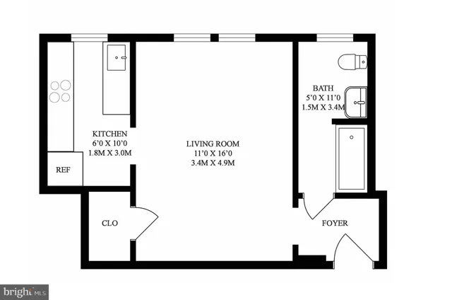 $170,000 | 1526 17th Street Northwest, Unit 207, Washington, DC 20036