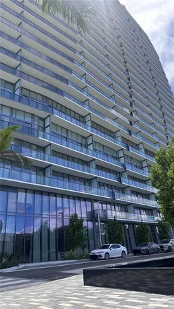 a view of a tall building