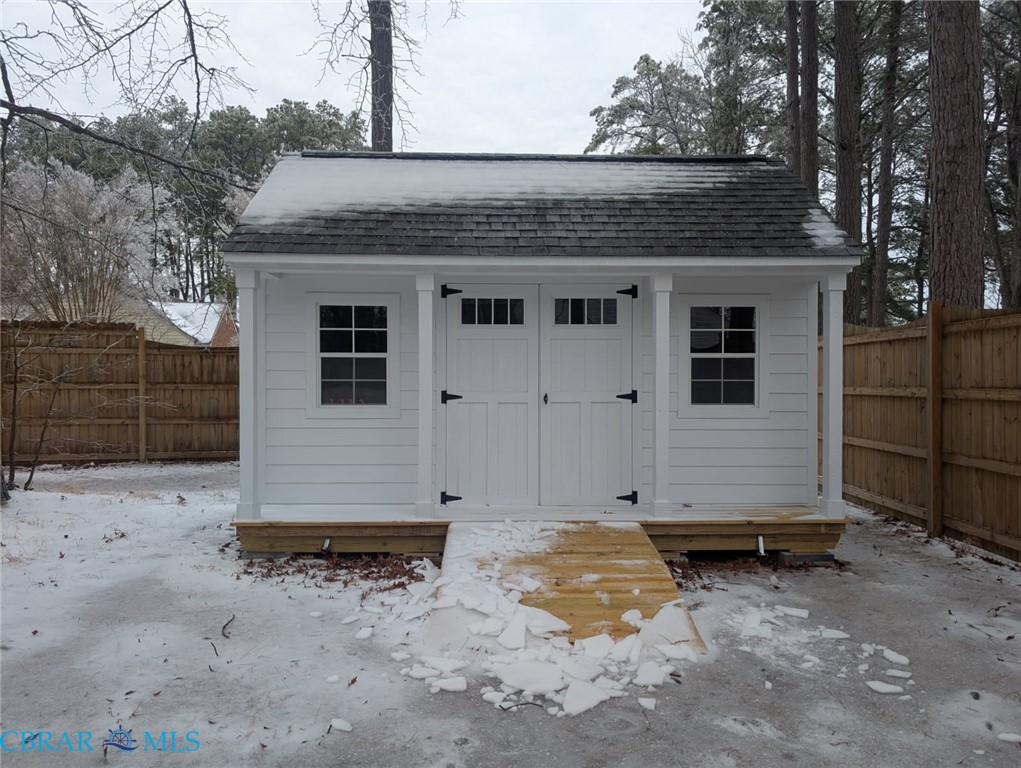 411 Hookemfair Road Cobbs Creek, VA 23035 - Photo 40 of 50 Such a cute storage shed