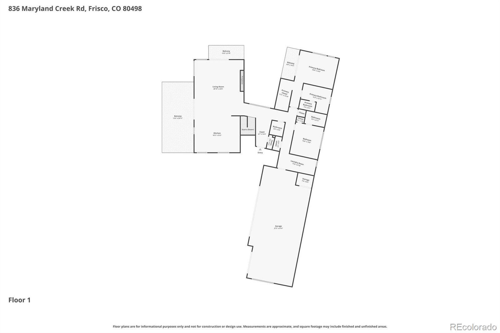 836 Maryland Creek Road Silverthorne, CO 80498 - Photo 48 of 49 a picture of floor plan