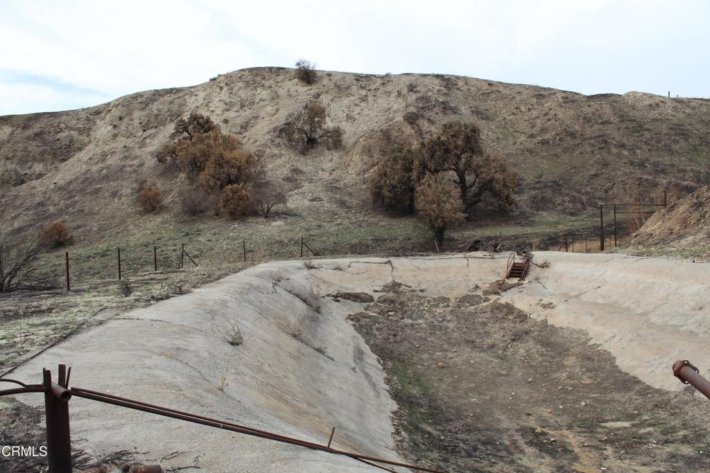 31029 Hasley Canyon Road Castaic, CA 91384 - Photo 13 of 27 a view of a dry yard with mountains
