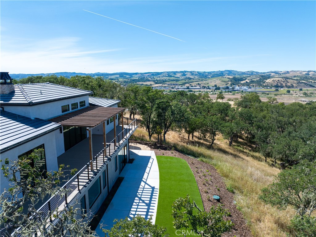 2220 Battering Rock Road Templeton, CA 93465 - Photo 2 of 59 an aerial view of a house with a yard basket ball court and outdoor seating