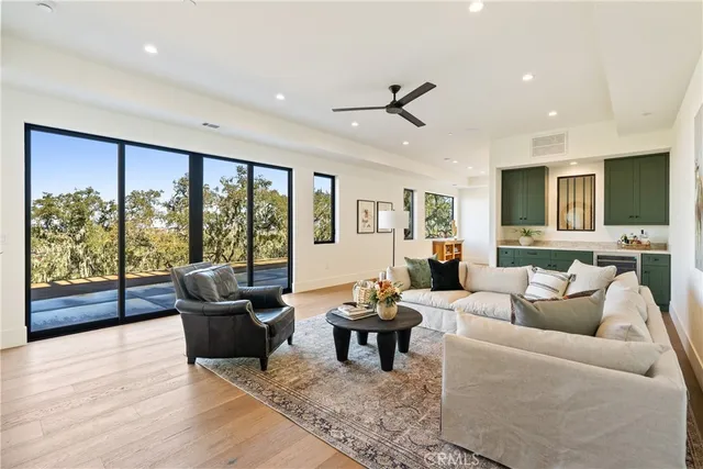 a view of balcony with an outdoor space