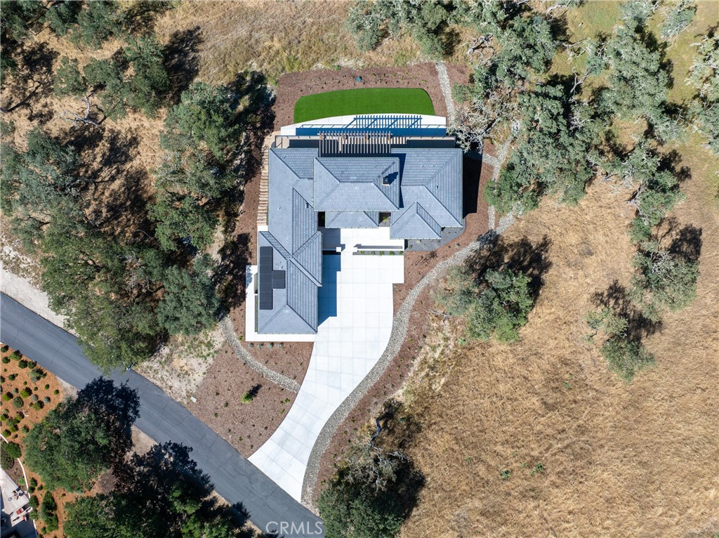 2220 Battering Rock Road Templeton, CA 93465 - Photo 58 of 59 an aerial view of a house with a yard