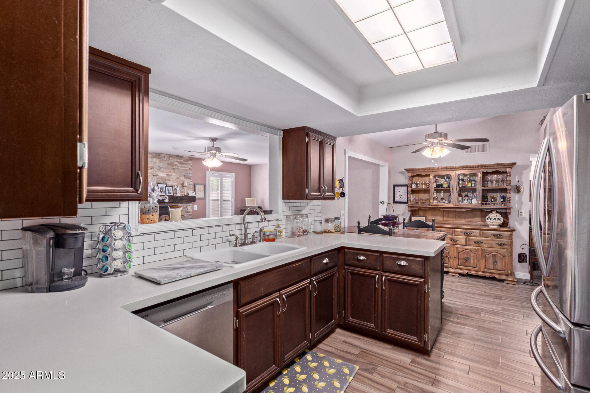 317 East Harwell Road Gilbert, AZ 85234 - Photo 10 of 29 a kitchen with a sink and cabinets