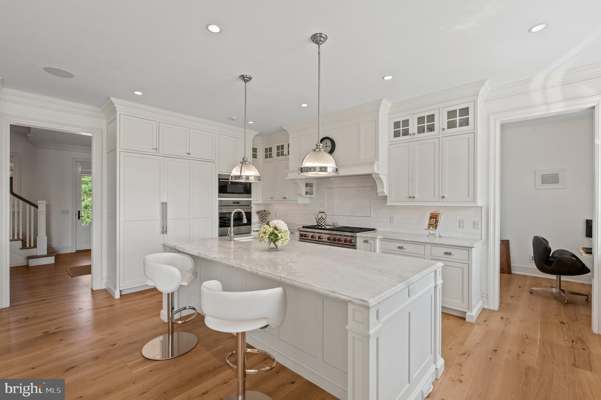 4 Ayrshire Drive Villanova, PA 19085 - Photo 26 of 96 Kitchen island/home office opens to large pantry