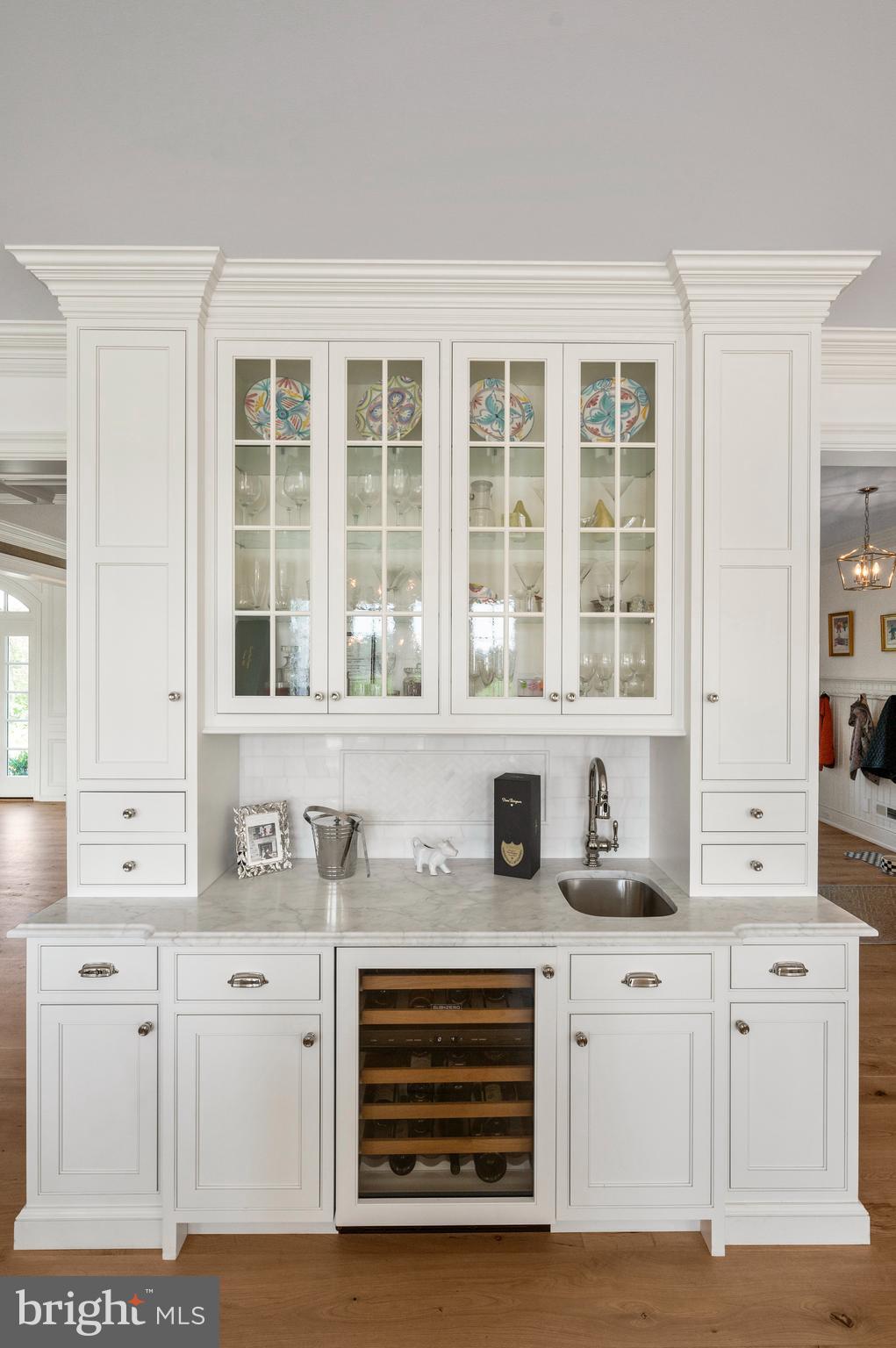 4 Ayrshire Drive Villanova, PA 19085 - Photo 30 of 96 Entertainment bar area w/ wine fridge & sink