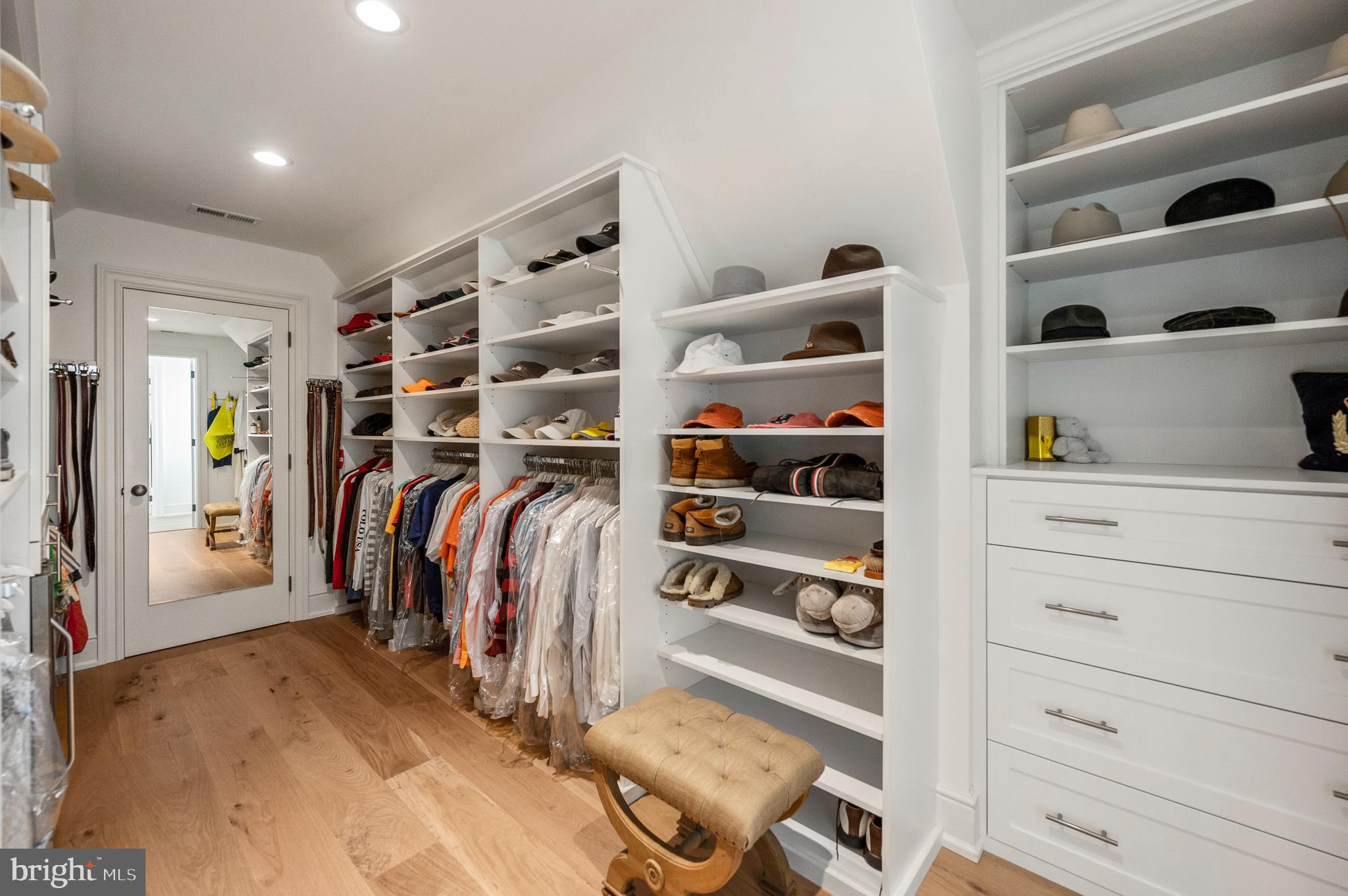 4 Ayrshire Drive Villanova, PA 19085 - Photo 50 of 96 Owner's closet w/ additional closet behind mirror