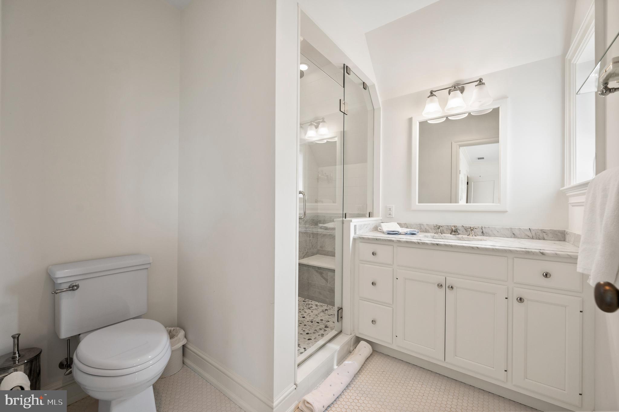 4 Ayrshire Drive Villanova, PA 19085 - Photo 57 of 96 Bedroom 4 ensuite bath, spa like pebble shower flr