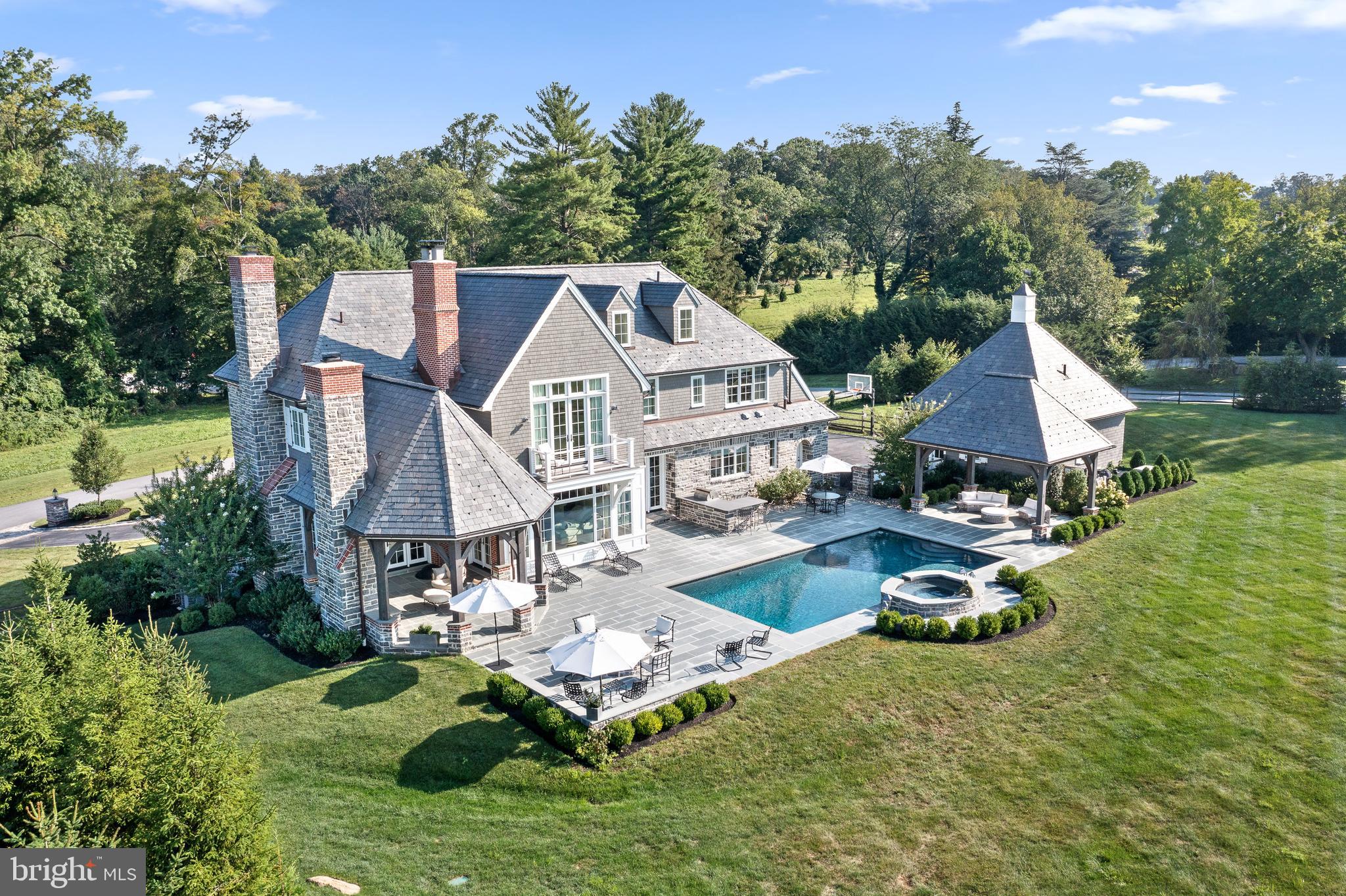 4 Ayrshire Drive Villanova, PA 19085 - Photo 7 of 96 Drone rear