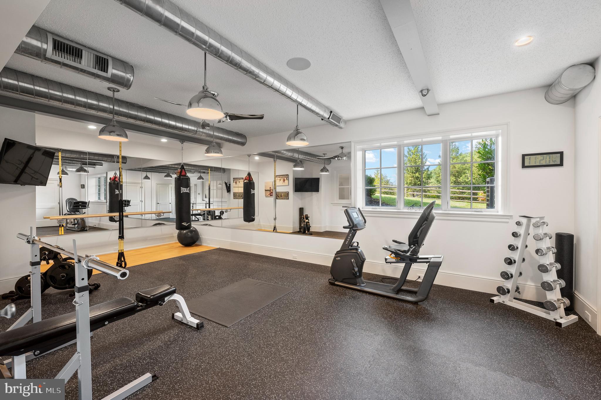 4 Ayrshire Drive Villanova, PA 19085 - Photo 69 of 96 Lower level gym - views of Tyler Ln