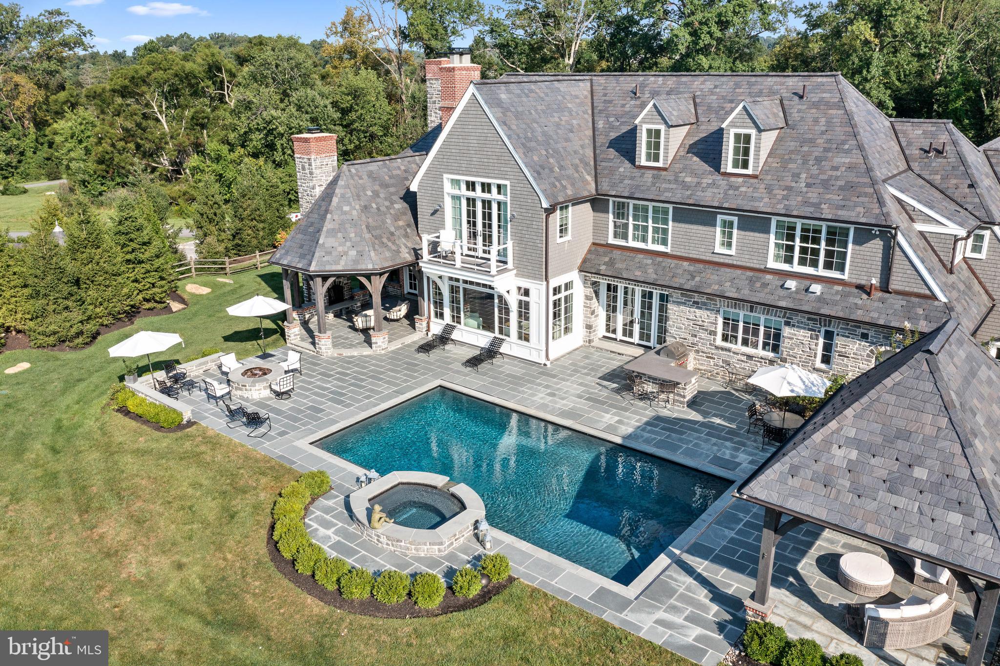 4 Ayrshire Drive Villanova, PA 19085 - Photo 90 of 96 Drone rear