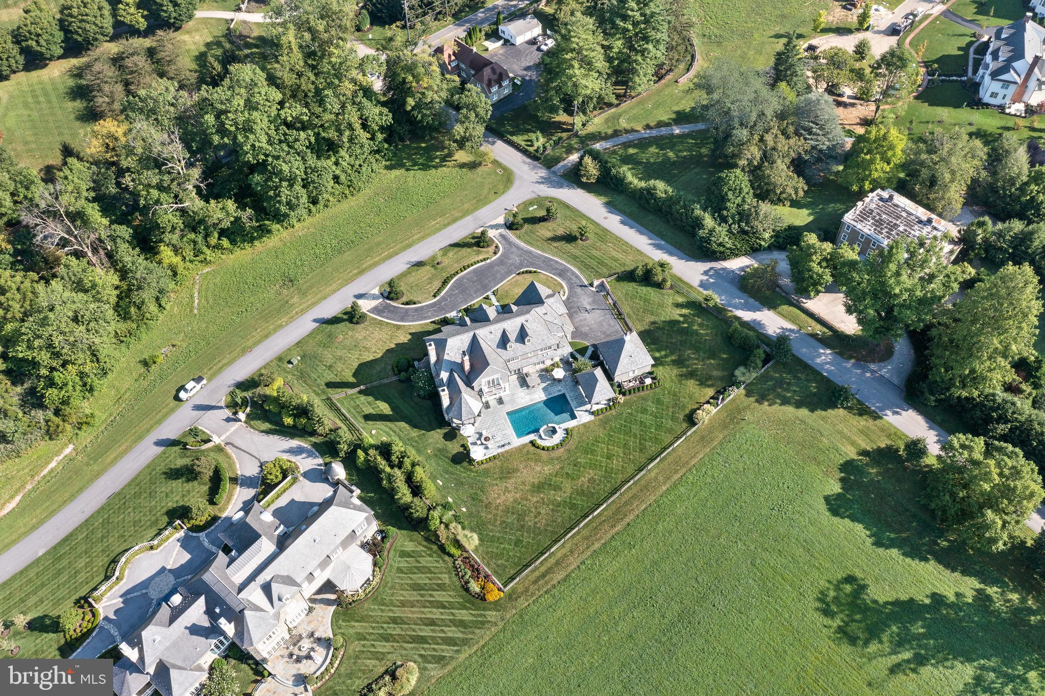 4 Ayrshire Drive Villanova, PA 19085 - Photo 94 of 96 Drone views toward IVY LANE