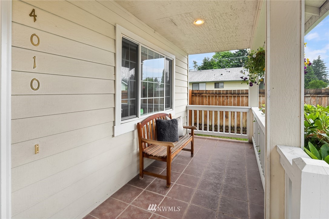 4010 Northeast 19th Street Renton, WA 98056 - Photo 2 of 25 a view of a porch with chairs