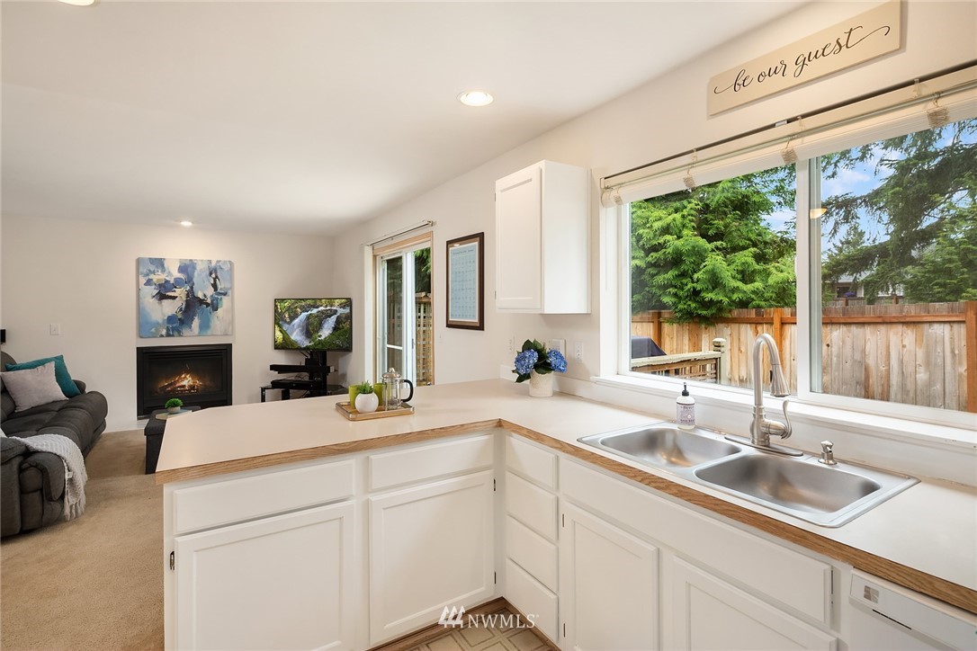 4010 Northeast 19th Street Renton, WA 98056 - Photo 10 of 25 a kitchen with sink and large window
