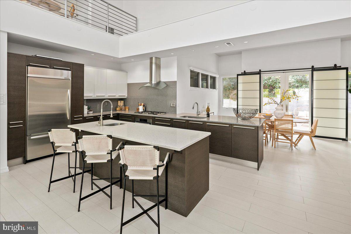 4324 Rosedale Avenue Bethesda, MD 20814 - Photo 18 of 73 Sleek modern kitchen with open layout.