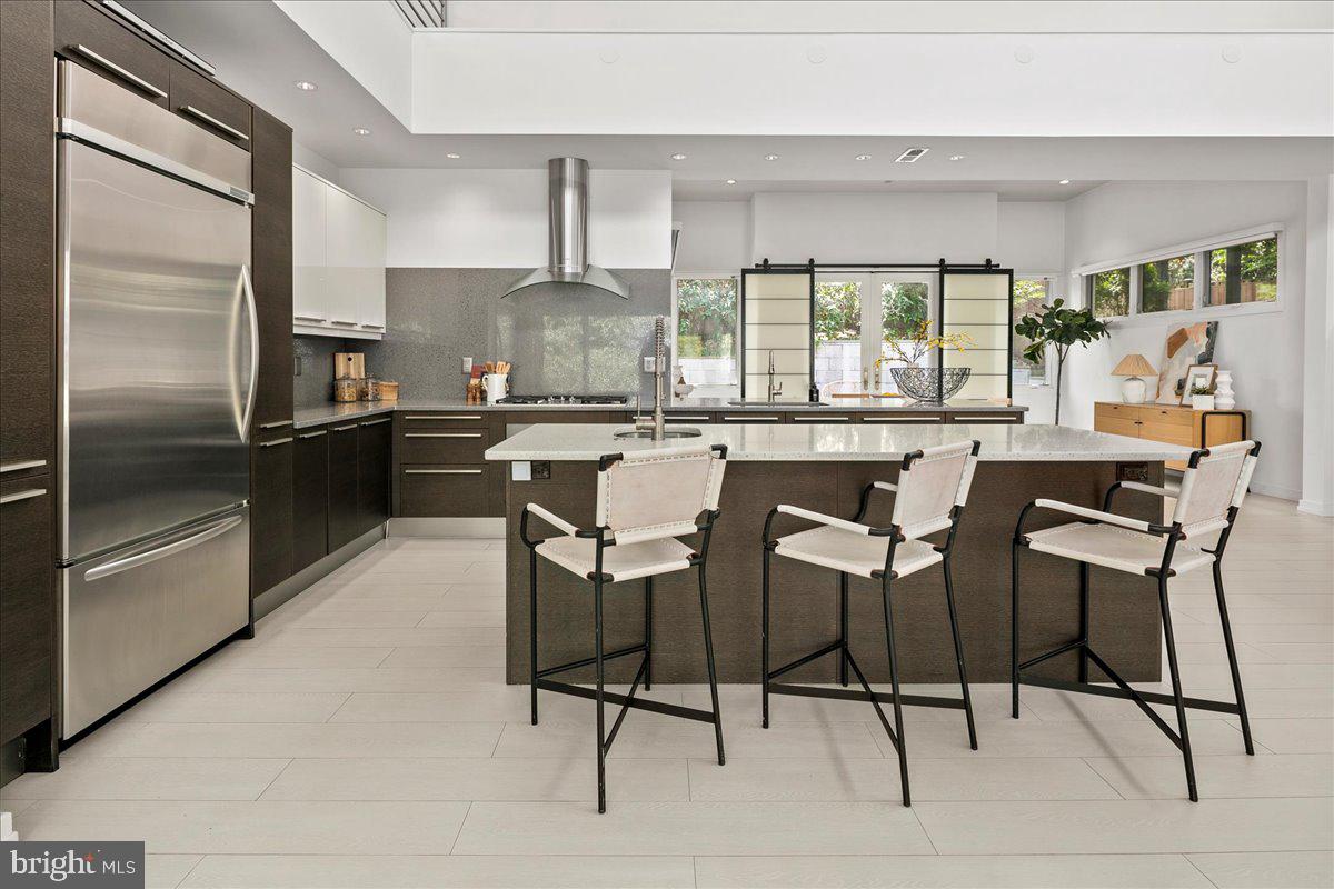 4324 Rosedale Avenue Bethesda, MD 20814 - Photo 22 of 73 Sleek modern kitchen with open layout.