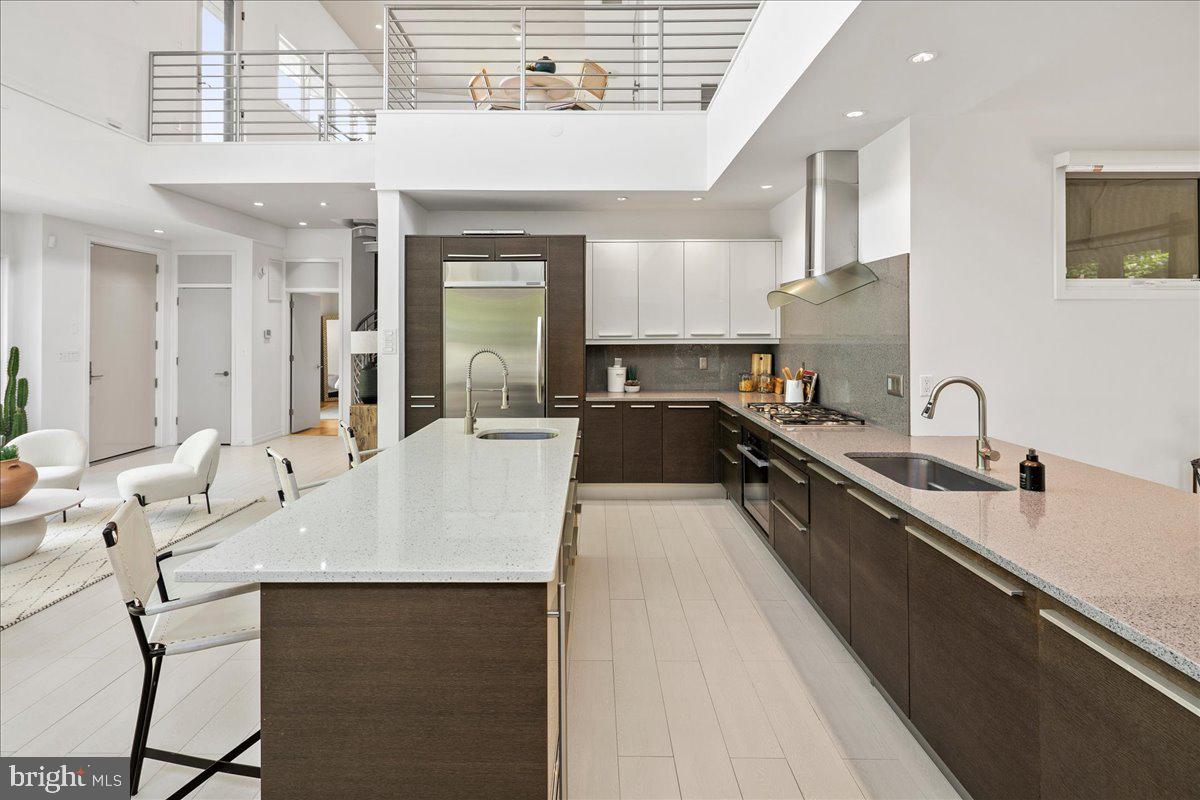 4324 Rosedale Avenue Bethesda, MD 20814 - Photo 24 of 73 Sleek modern kitchen with open design.