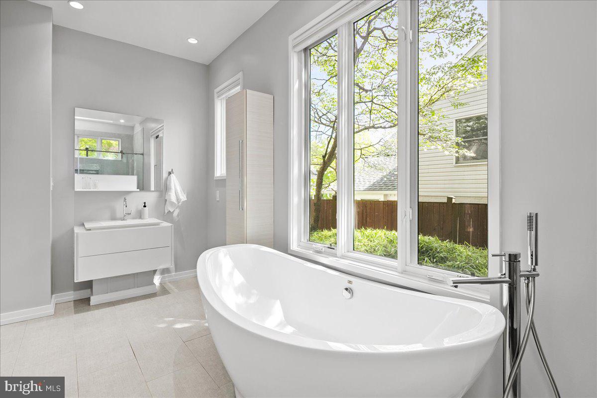 4324 Rosedale Avenue Bethesda, MD 20814 - Photo 31 of 73 Serene bathroom with natural light.