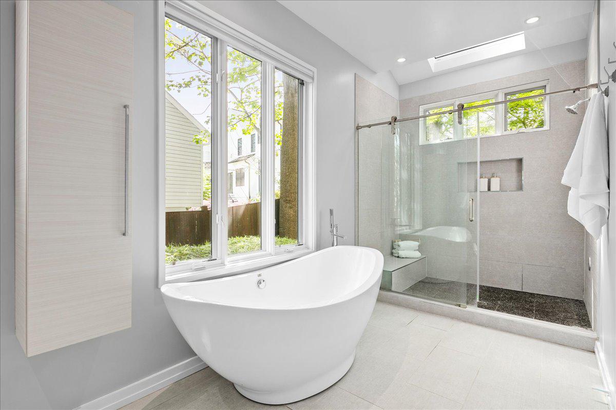 4324 Rosedale Avenue Bethesda, MD 20814 - Photo 32 of 73 Serene spa-like primary bathroom retreat.