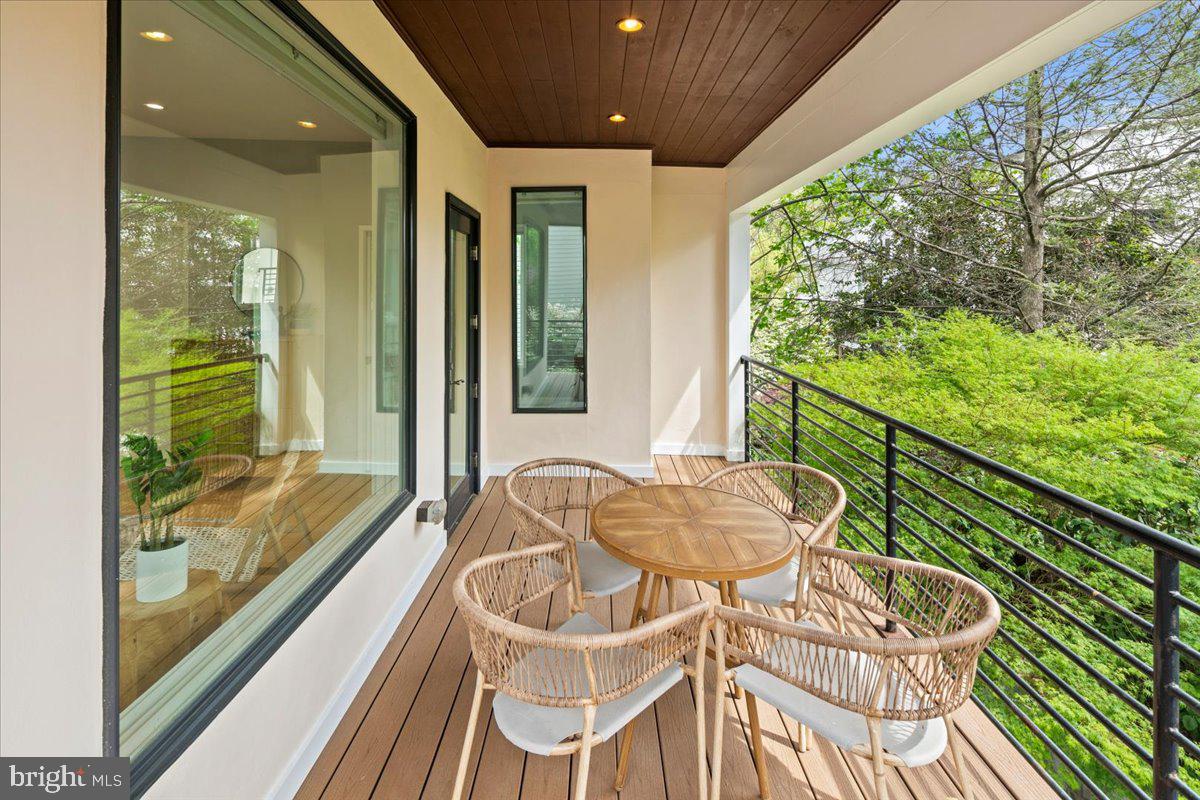 4324 Rosedale Avenue Bethesda, MD 20814 - Photo 61 of 73 Serene balcony with lush views.