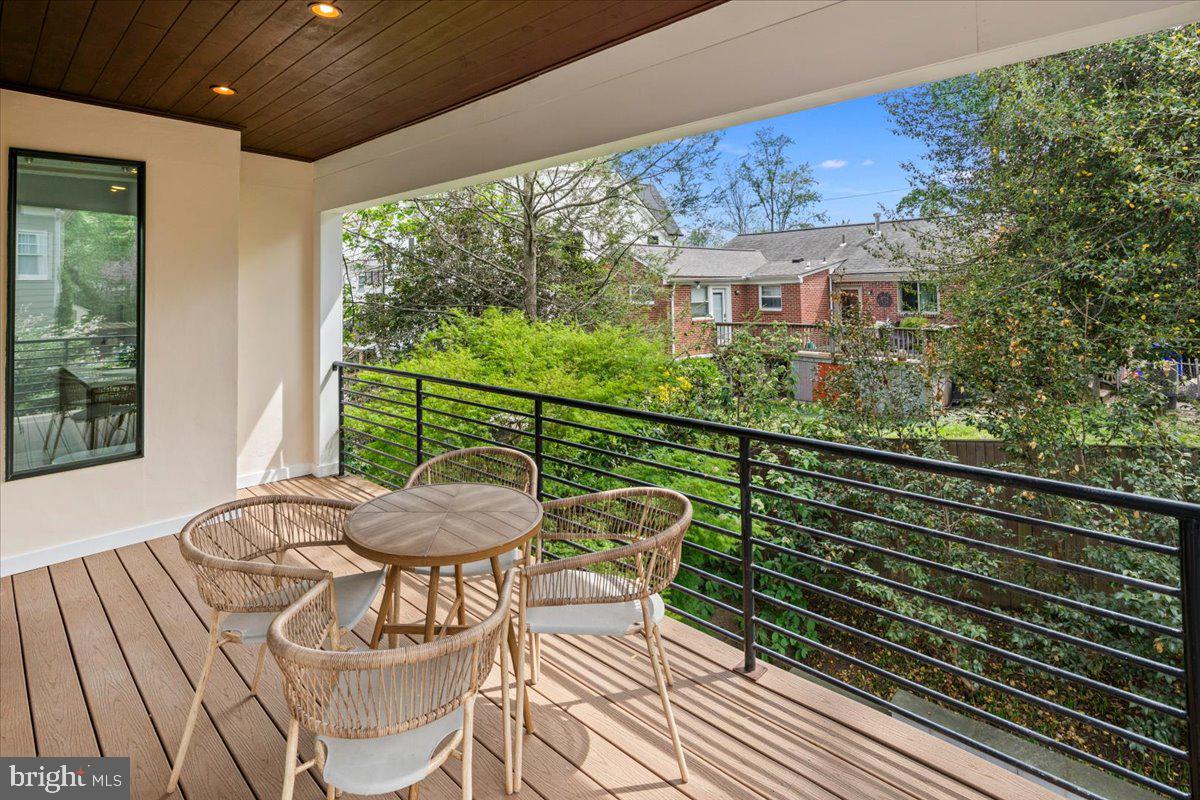 4324 Rosedale Avenue Bethesda, MD 20814 - Photo 62 of 73 Serene balcony with lush views.