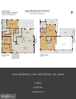 $1,695,000 | 4324 Rosedale Avenue, Bethesda, MD 20814