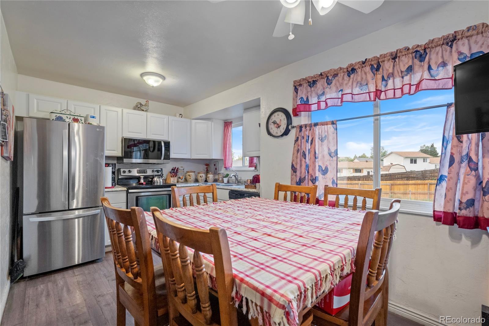 4345 South Chamberlin Colorado Springs Colorado Springs, CO 80906 - Photo 8 of 23 a large kitchen with a table and chairs