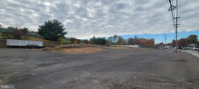a view of road next to a building