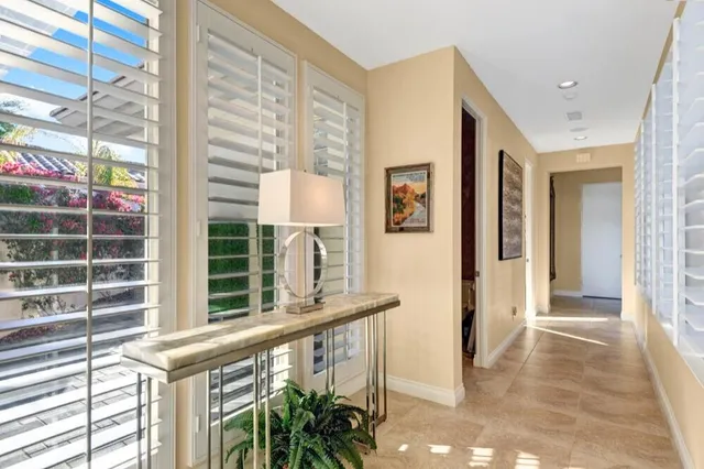 a view of a balcony and front door