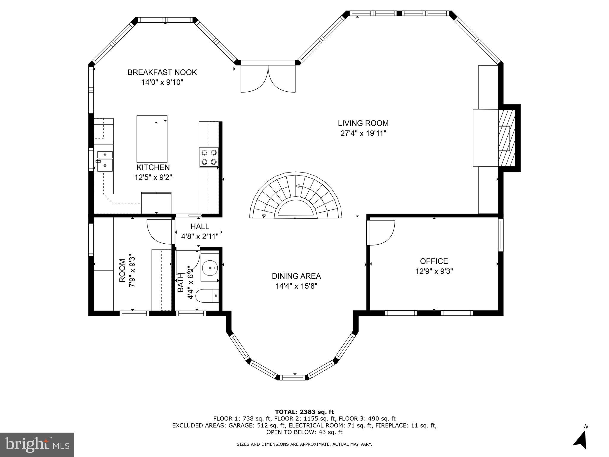 2930 Edgewater Drive Edgewater, MD 21037 - Photo 118 of 120 Main Level Floor Plan