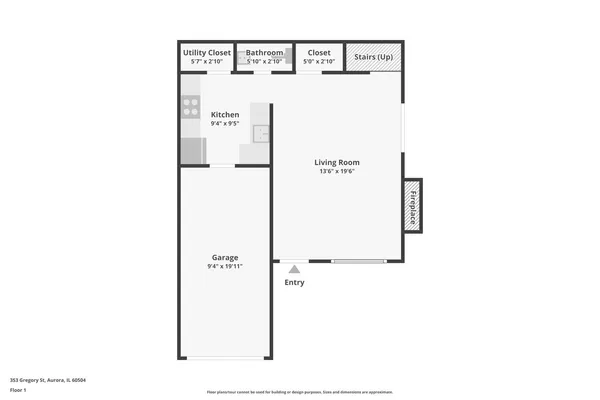 $265,000 | 353 North Gregory Street, Aurora, IL 60504