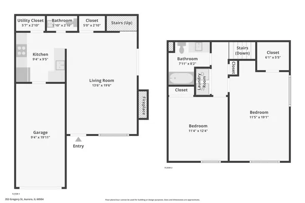 $265,000 | 353 North Gregory Street, Aurora, IL 60504
