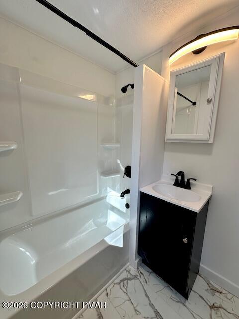 873 Lower Swiftwater Road, Unit 201 Cresco, PA 18326 - Photo 10 of 10 a bathroom with a bathtub shower sink and toilet