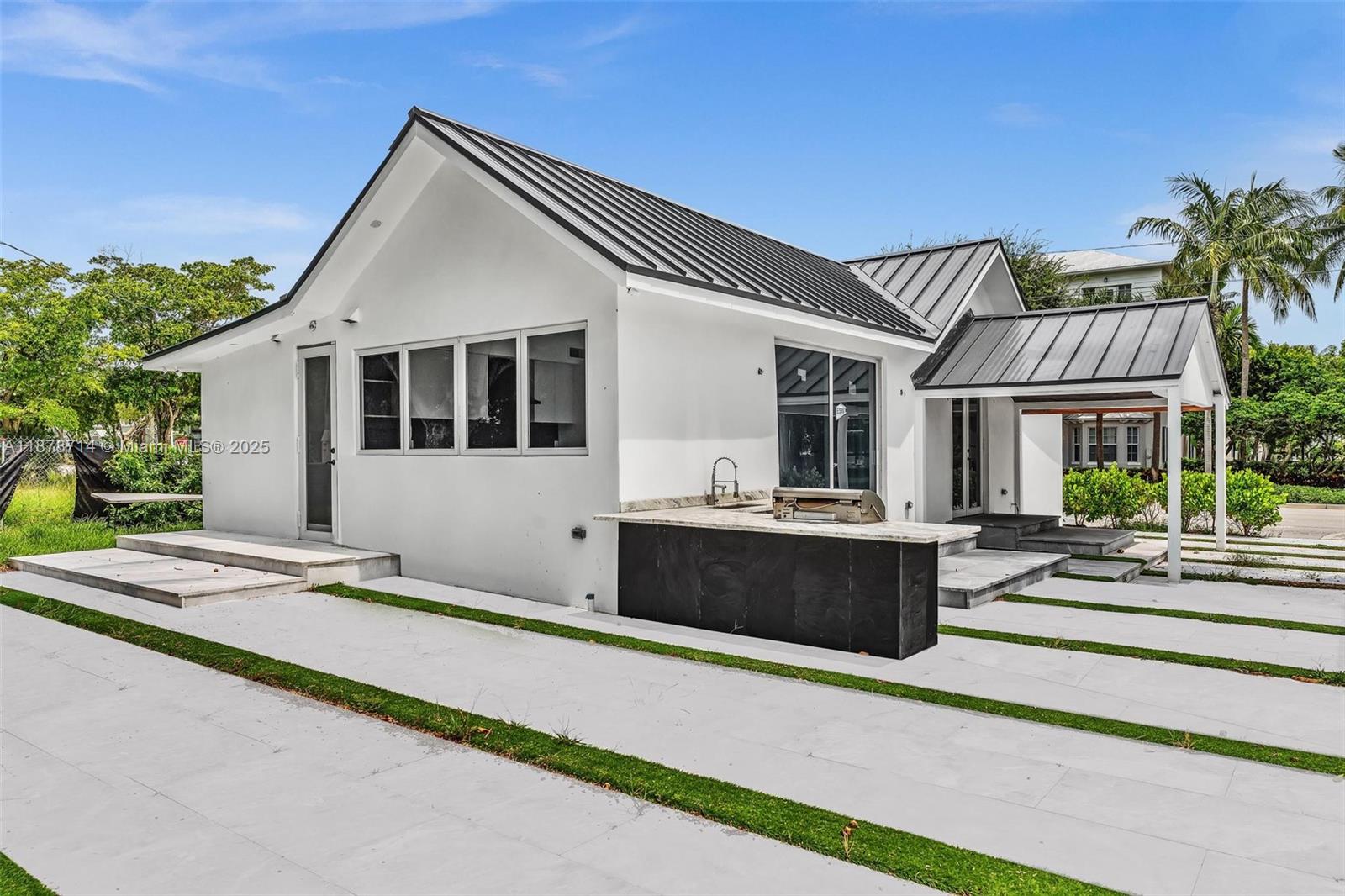 a front view of a house with a porch