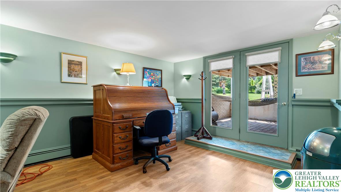 807 Bangor Road Nazareth, PA 18064 - Photo 36 of 46 a view of a workspace with furniture and a window