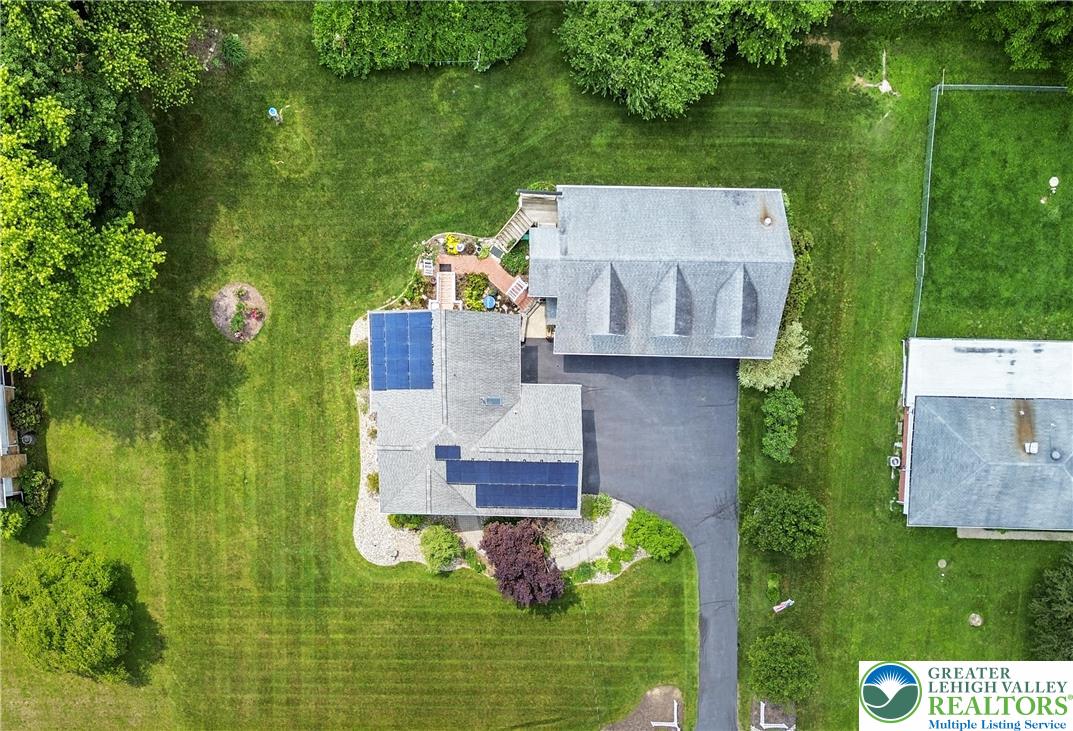 807 Bangor Road Nazareth, PA 18064 - Photo 4 of 46 an aerial view of a house with a yard basket ball court and outdoor seating