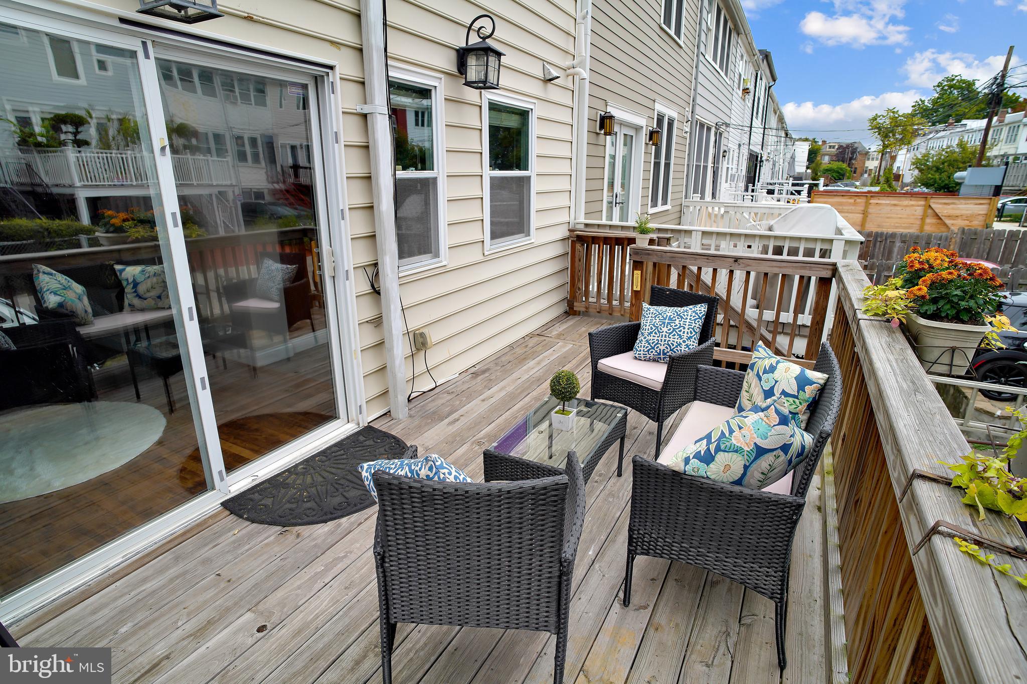 1462 Spring Road Northwest Washington, DC 20010 - Photo 23 of 61 Deck with area to Dine and Entertain
