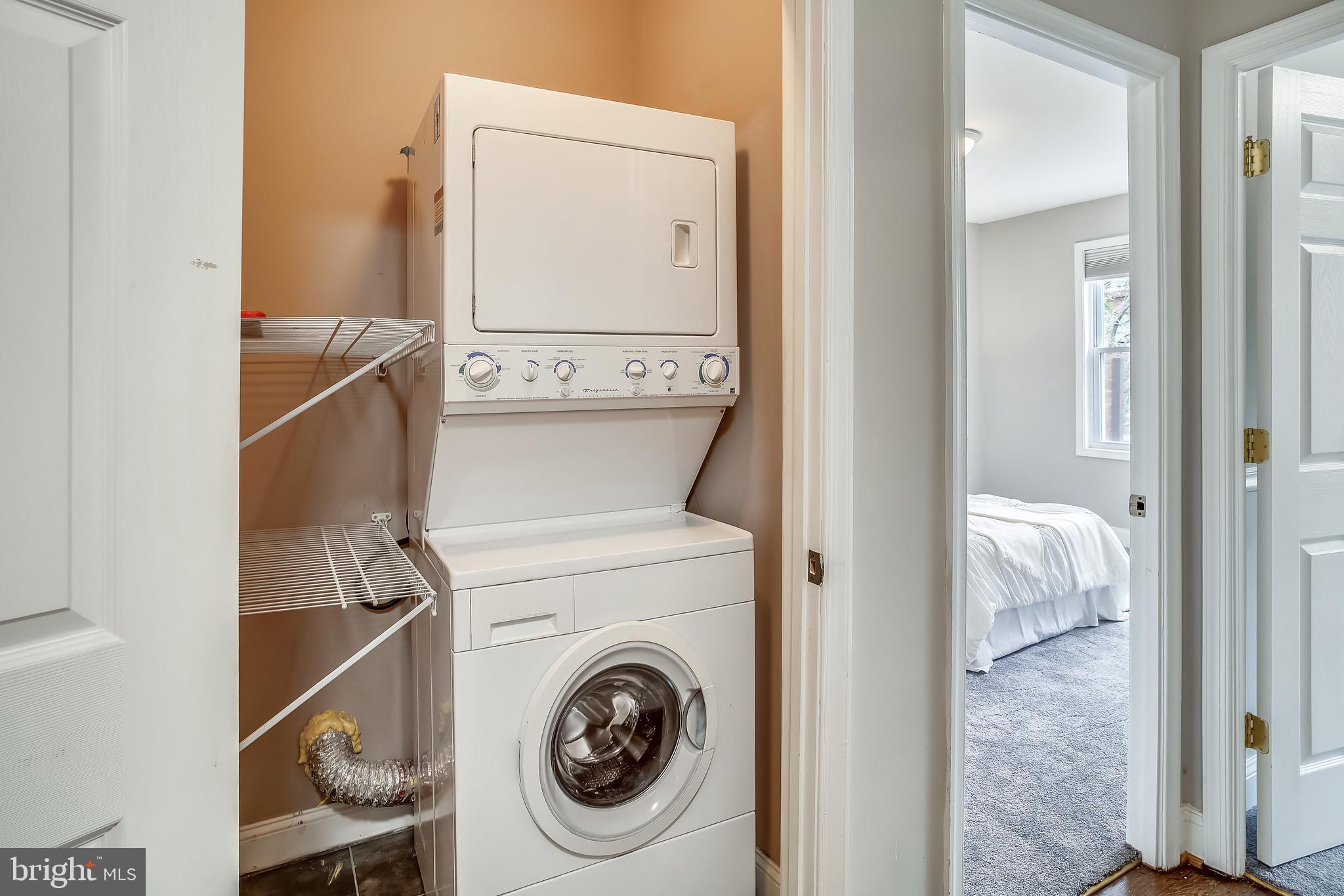 1462 Spring Road Northwest Washington, DC 20010 - Photo 39 of 61 Upper Level Laundry Room and Shelving